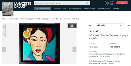 Mes ventes aux enchères